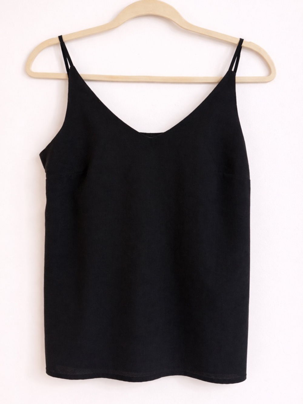 Banana Republic Black V-Neck Spaghetti Strap Camisole
